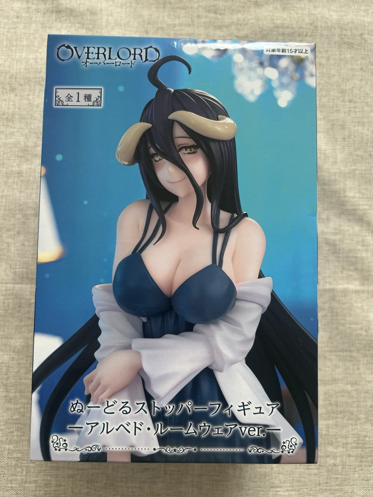 Overlord Albedo Room Wear Ver. Noodle Stopper Figure FuRyu (B/1)