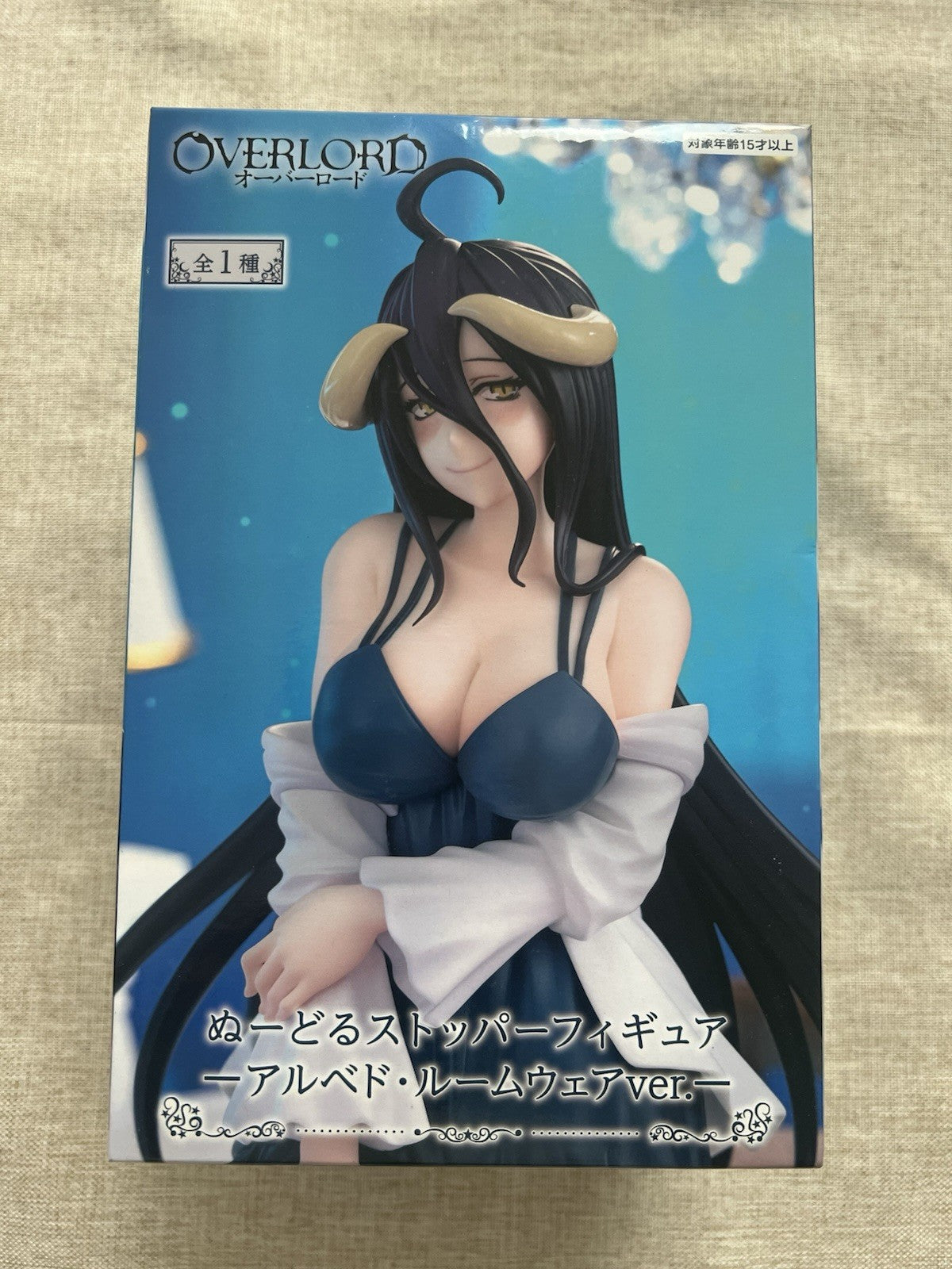 Overlord Albedo Room Wear Ver. Noodle Stopper Figure FuRyu (B/1)