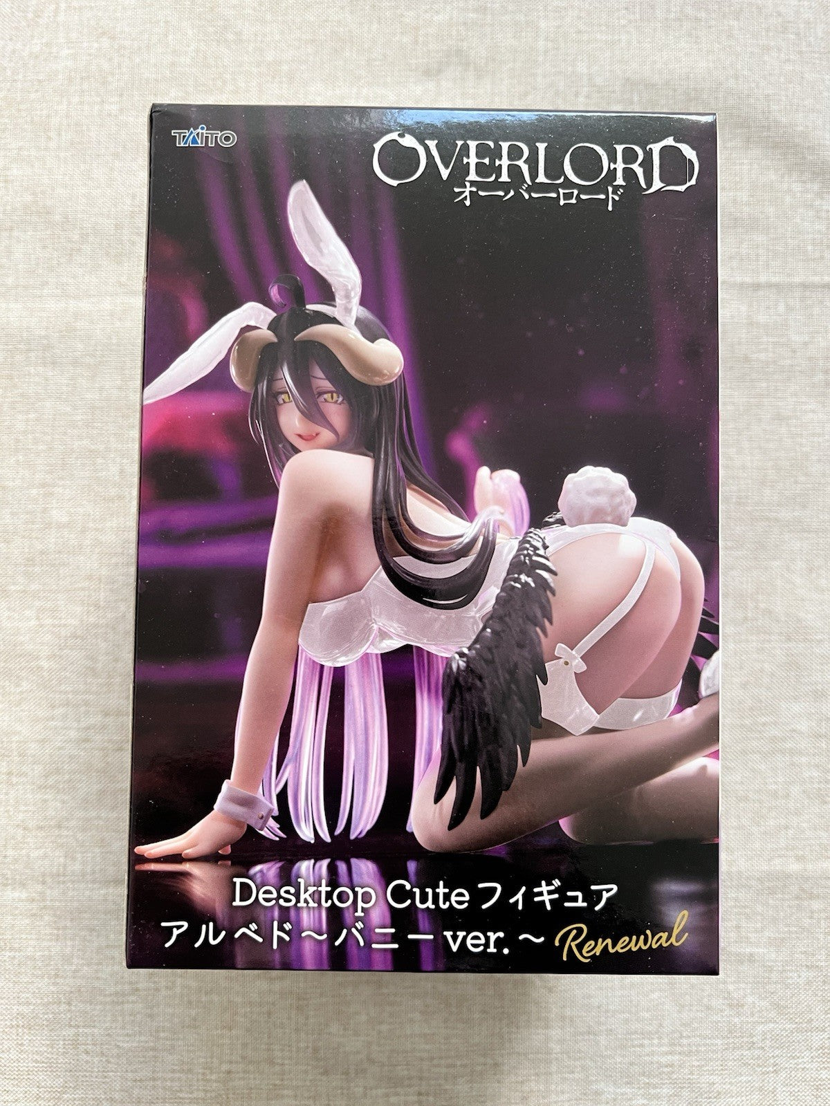 Overlord Albedo Bunny Ver. Renewal Desktop Cute Figure Taito (B/1)