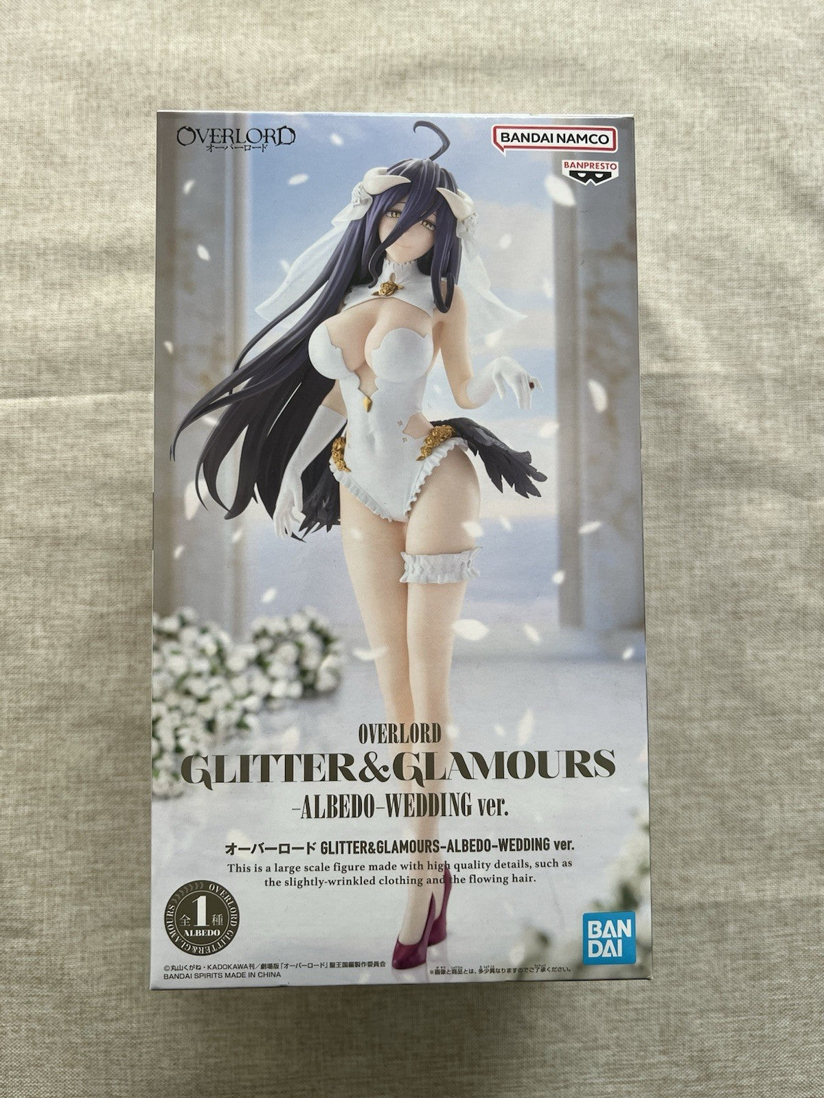 Overlord Albedo Wedding Ver. Glitter & Glamours Figure Banpresto (B/1)