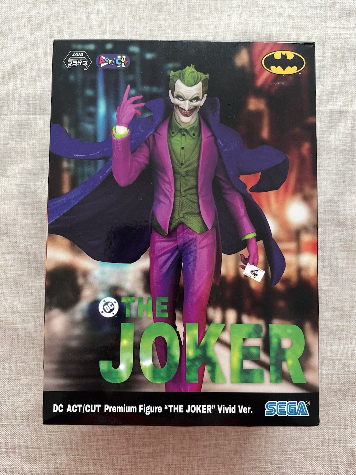 DC Comics Joker Vivid Ver. ACT/CUT Premium Figure Sega (B/1)