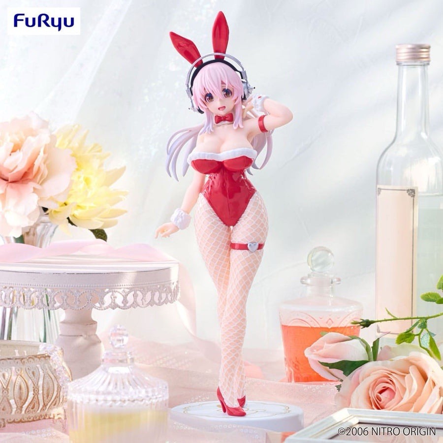 Super Sonico BiCute Bunnies Red Ver Figure FuRyu (B/1)