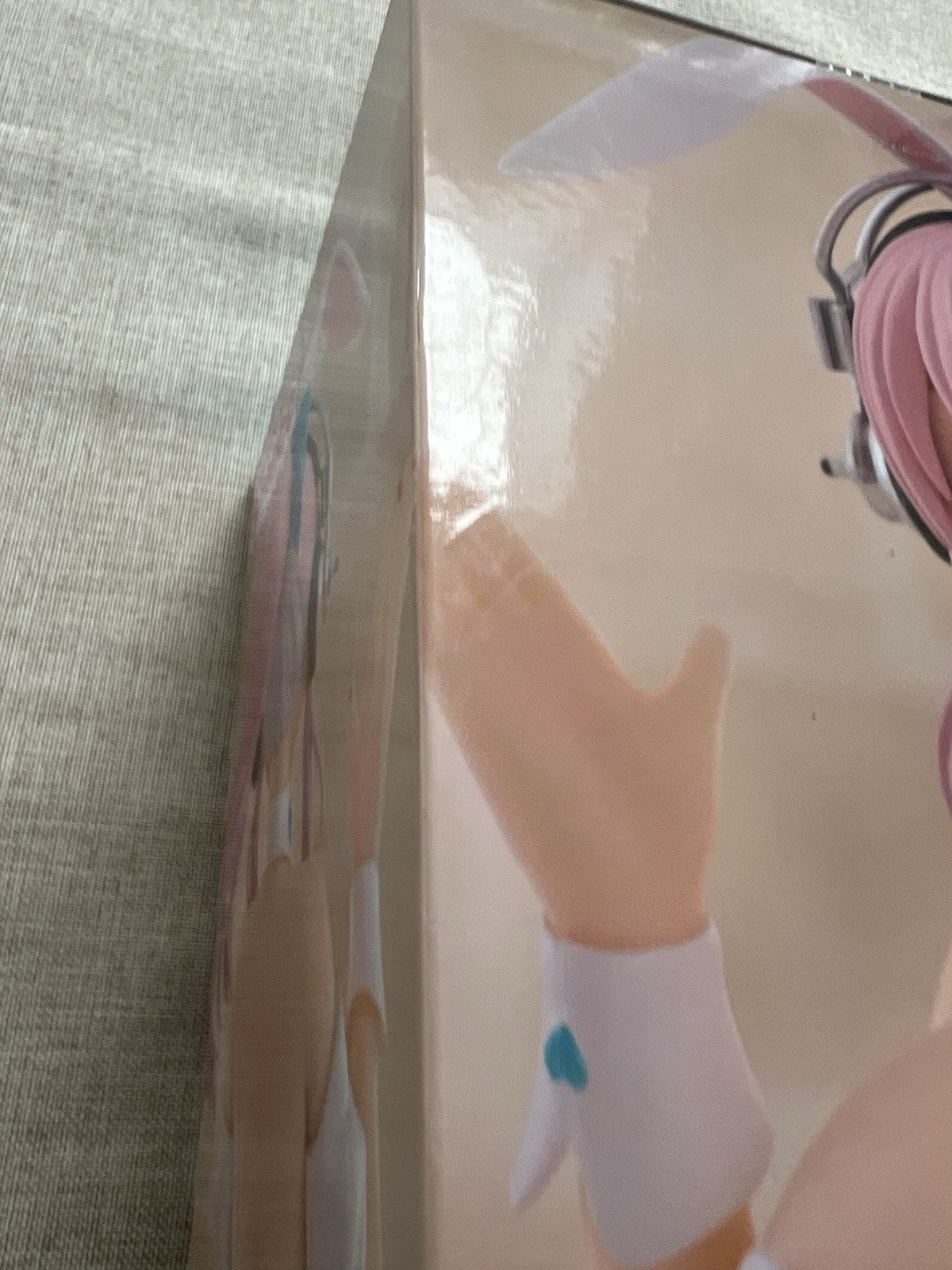 Super Sonico BiCute Bunnies Light Blue Waitress Ver. Figure FuRyu (B/1)