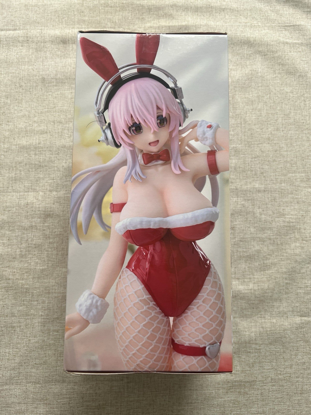 Super Sonico BiCute Bunnies Red Ver Figure FuRyu (B/1)