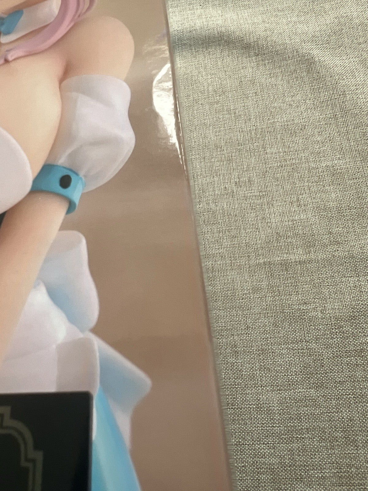 Super Sonico BiCute Bunnies Light Blue Waitress Ver. Figure FuRyu (B/1)