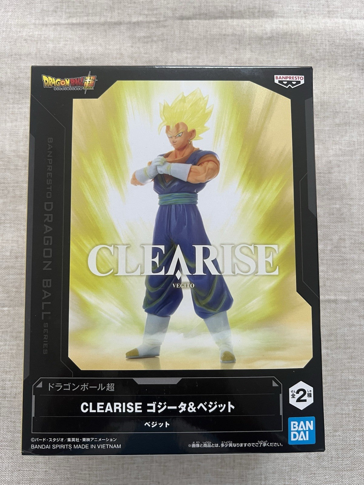 Dragon Ball Super Vegito CLEARISE Figure Bandai Spirits (B/1)