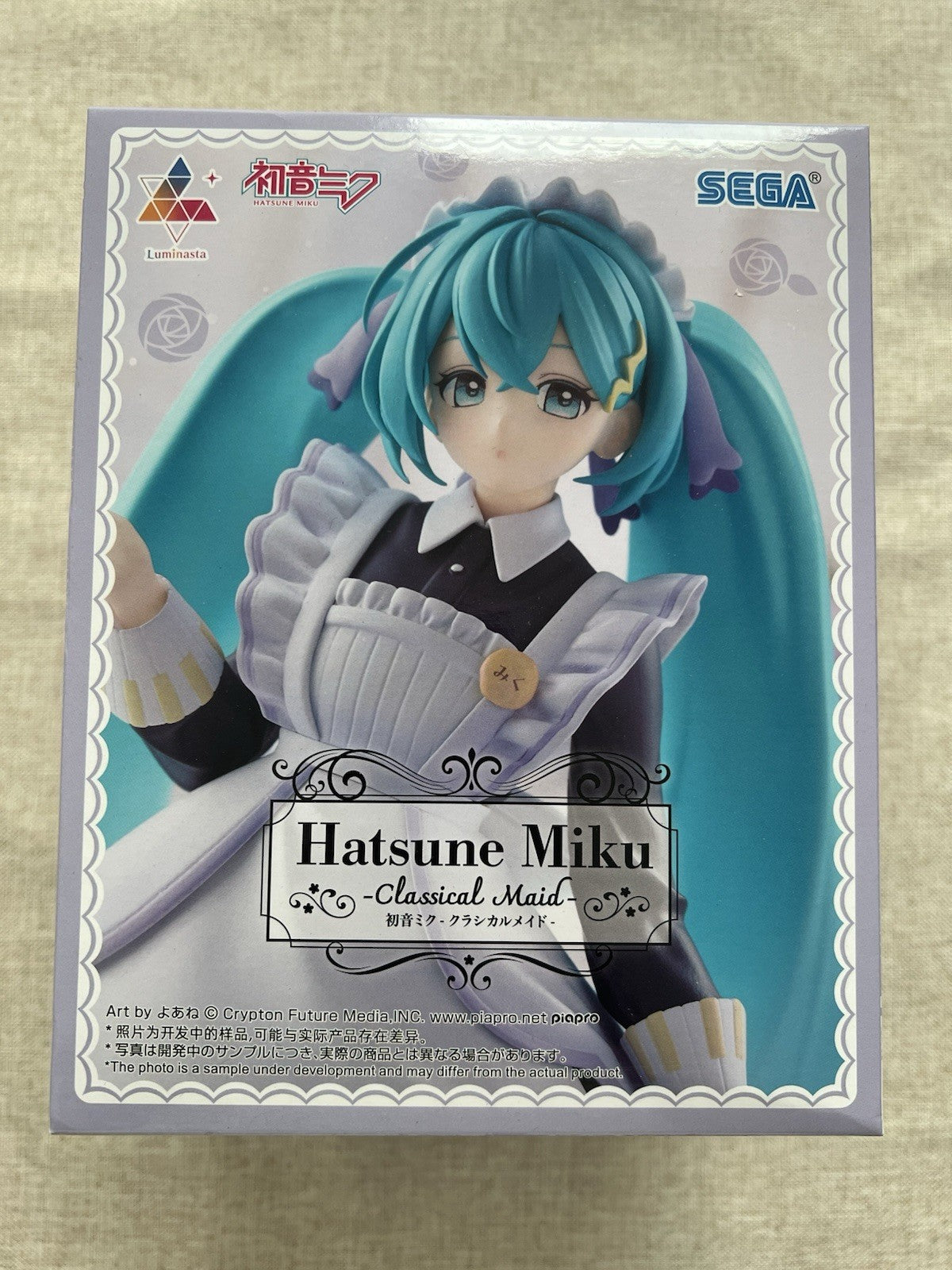 Hatsune Miku Classical Maid Ver. Luminasta Figure Sega (B/1)