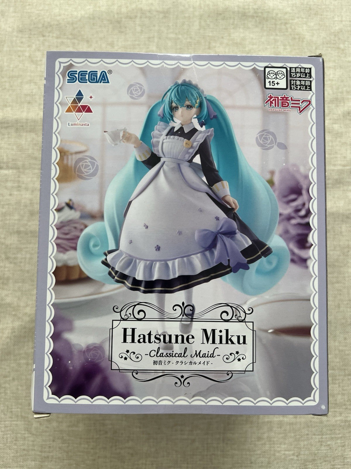 Hatsune Miku Classical Maid Ver. Luminasta Figure Sega (B/1)