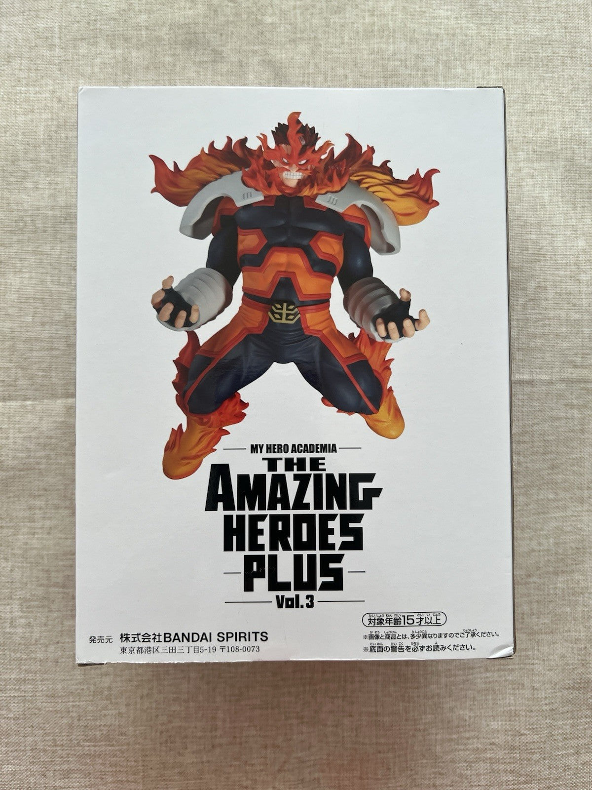 My Hero Academia The Amazing Heroes Plus Vol 3 Endeavor Figure Banpresto (B/1)