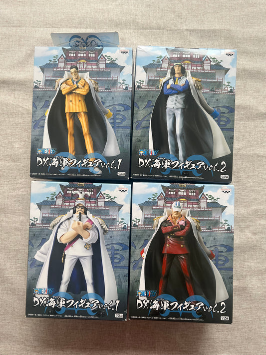 One Piece DX Figure Marine Set Of 4 Figure Sengoku Akainu Aokiji Kizaru (B/1)